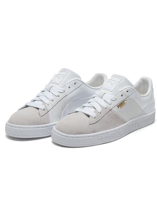 PUMA White (Wmns) Basket Remix
