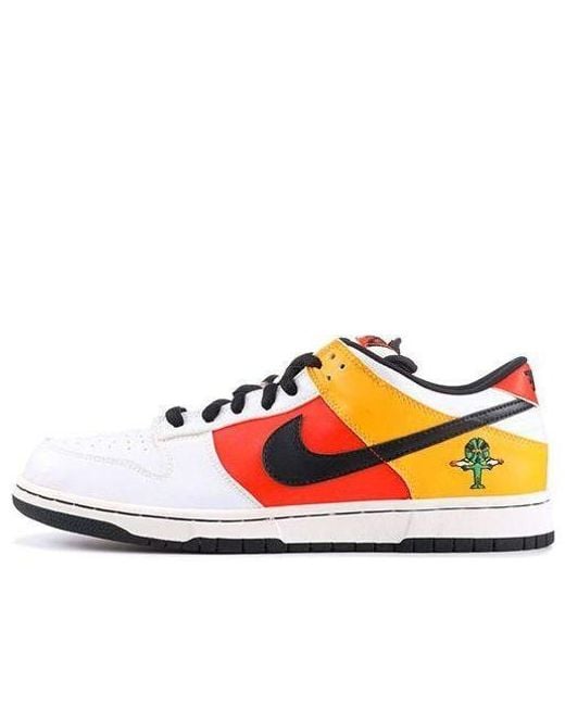 Nike Orange Sb Dunk Low Pro Skateboard Raygun' for men