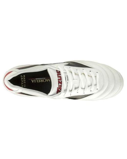 Mizuno White Morelia 2 Japan Short Tongue for men