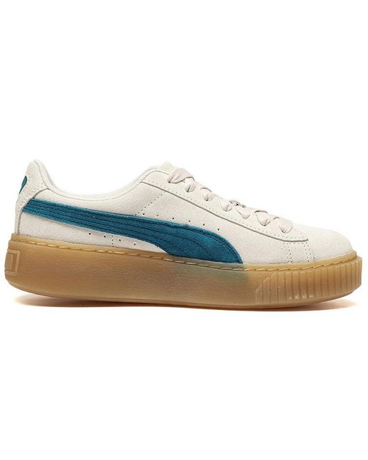 PUMA Blue (Wmns) Suede Platform Core//Gum