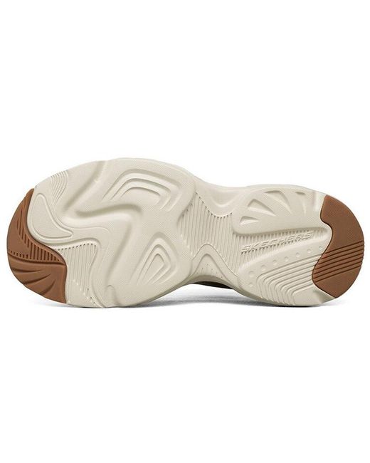 Skechers White D'Lites Low-Running Shoes for men