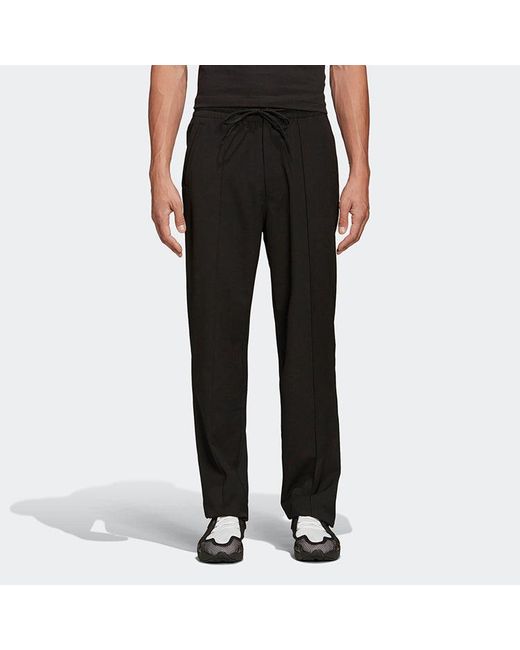 Adidas Black Y-3 Classic Refined Wool Stretch Slim Pants for men