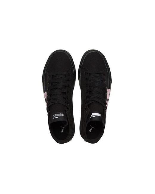 PUMA Black Bari Mid 'Logo