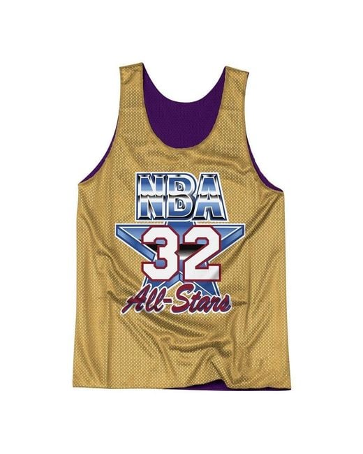 Mitchell & Ness Purple X Nba Lakers 1992 Reversible Mesh Jersey 'Magic Johnson 32' for men