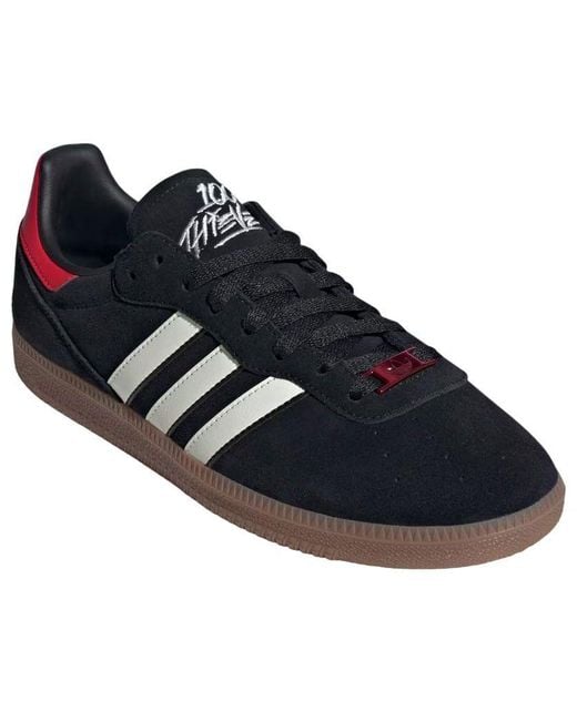 Adidas Blue X 100 Thieves Palos Hills 'Carbon Cream' for men