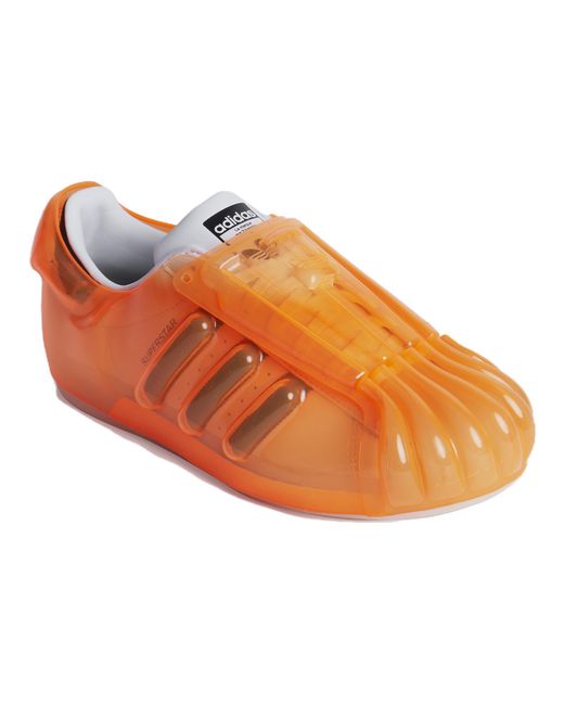 Adidas Orange Originals Superstar Bubble for men