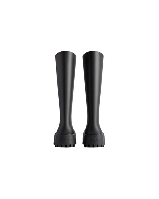 Balenciaga Black (Wmns) Bulldozer Rainboots Rubber'