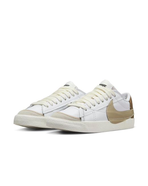 Nike White Blazer Low '77 Jumbo Khaki' for men