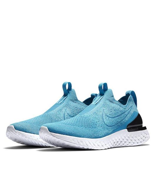 Nike Blue Epic Phantom React Flyknit 'Lake' for men