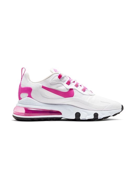 Nike White (Wmns) Air Max 270 React 'Fire'