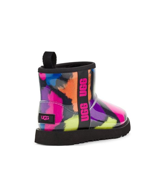 Ugg Purple (Wmns) Classic Clear Mini Party Spots Boot