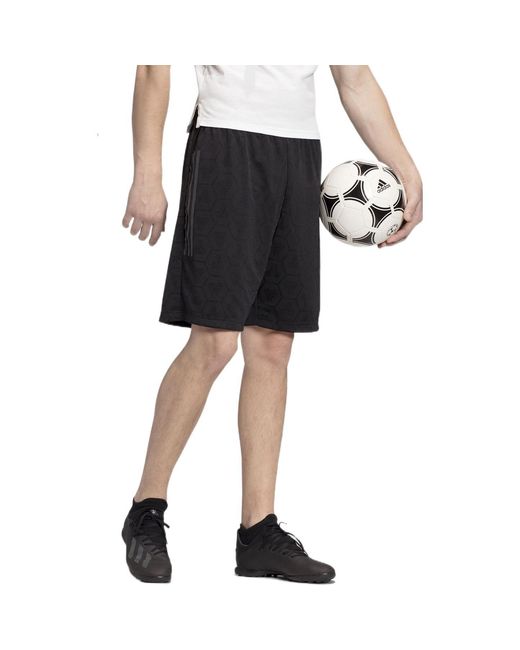 Adidas Black Tan Jacquard Shorts for men