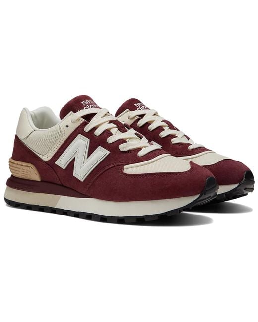 New Balance Brown 574 Legacy 'Burgundy Angora' for men
