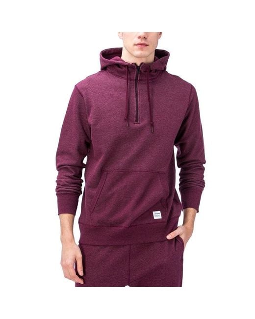 Converse Purple Half Zip Hoodie for men