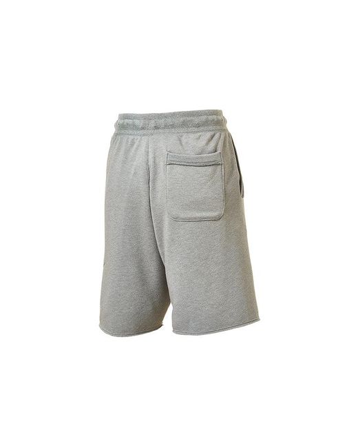Nike Gray Lacing Breathable Logo Sports Shorts for men