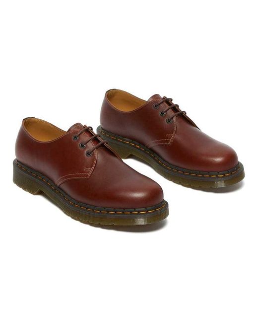 Dr. Martens Brown Dr.Martens 1461 Abruzzo Leather Shoes for men