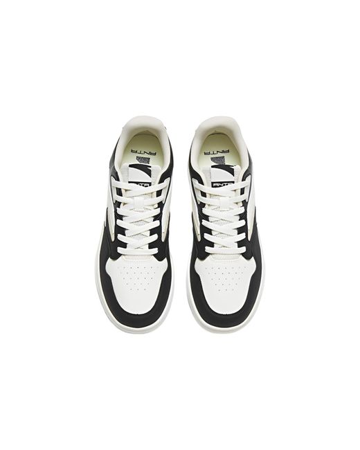 Anta Black Street Naughty Low-Top Sneakers for men