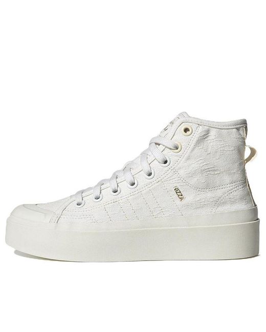 Adidas White (Wmns) Nizza Bonega Mid 'Cream'