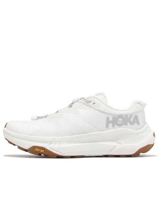 Hoka One One White (Wmns) Transport Wide Gum'