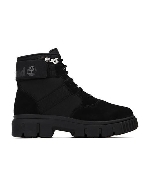 Timberland Black Greyfield 6 Inch Waterproof Boots Suede' for men