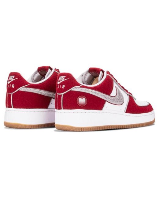Nike Red Air Force 1 Low Supreme I/O 'Manhattan' for men