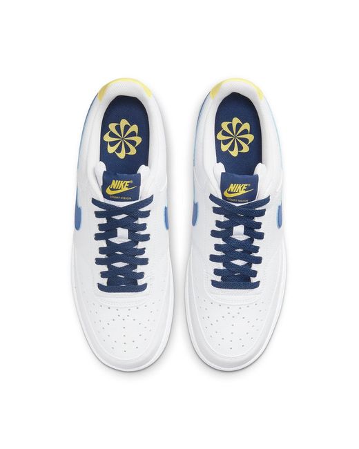 Nike Blue Court Vision Low Next Nature Hyper Royal' for men