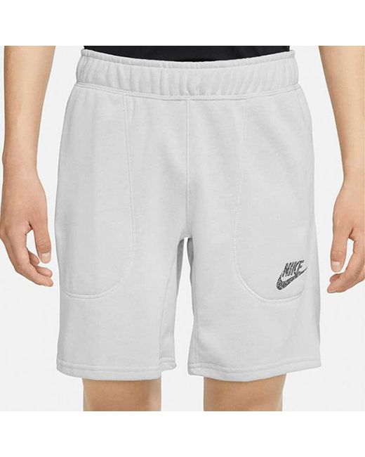 Nike Purple Sportswear French Terry Shorts Solid for men