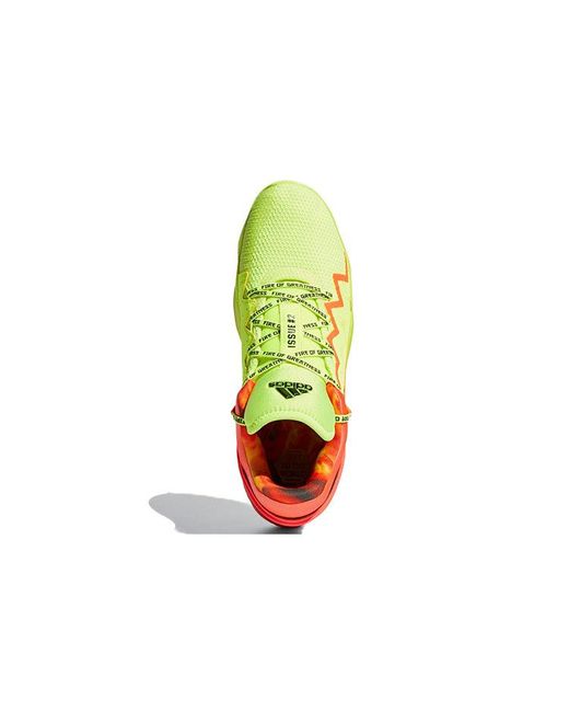 Adidas Yellow D.O.N. Issue #2 'Fire Of Greatness' for men