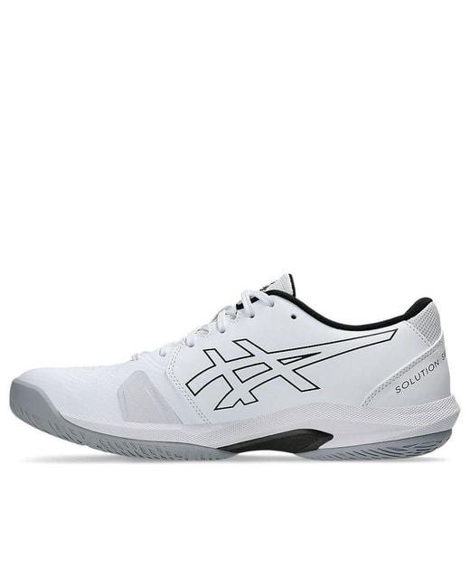 Asics White Solution Swift Ff 2 Sneakers Gunmetal' for men