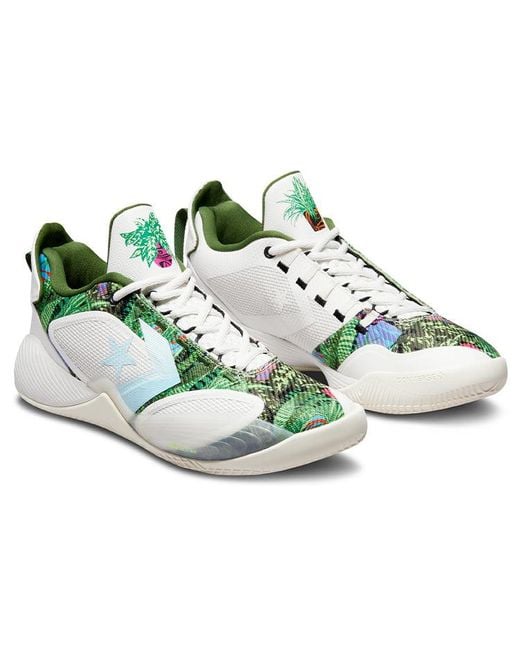 Converse White All Star Bb Shift 'Botanical' for men