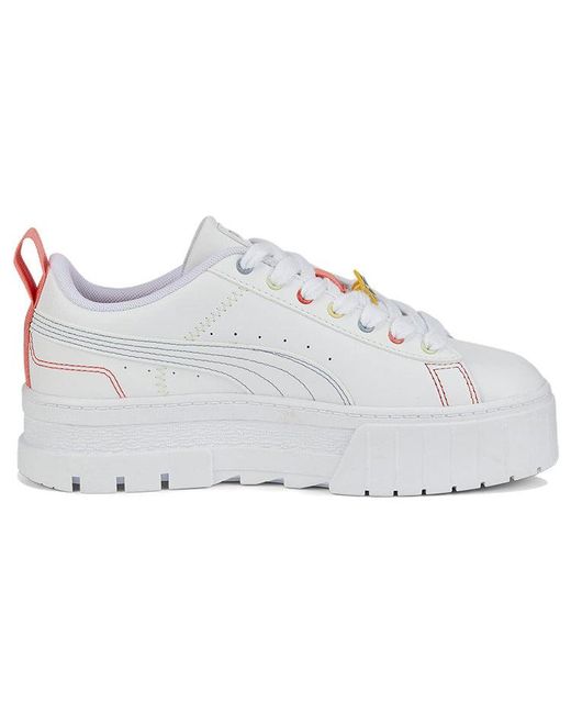 PUMA White (Wmns) Mayze 'Pierced