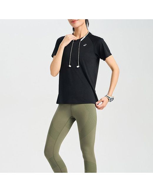 Asics Black (Wmns) Inner Muscle Short Sleeve Top 2012D024-001