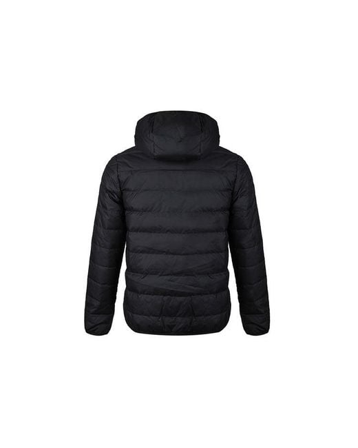 Adidas Blue Neo Windproof Stay Warm Casual Hooded Zipper Down Jacket for men