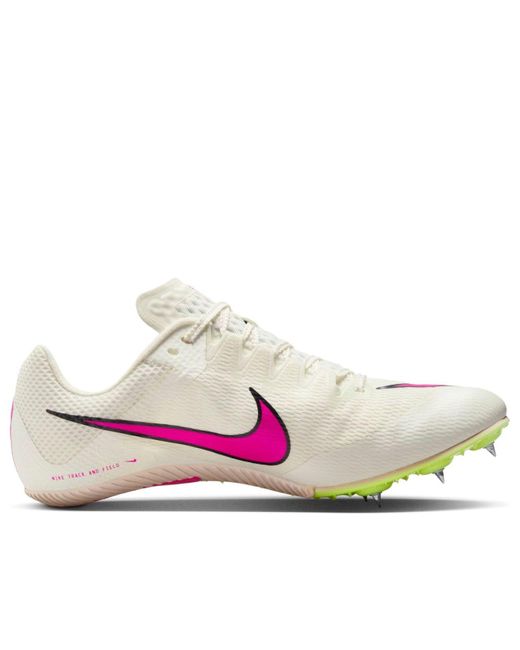 Nike White Air Zoom Rival Sprint Spikes 'Sail Fierce' for men