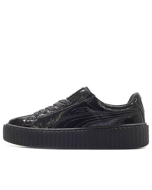 PUMA Black (Wmns) Fenty X Creeper 'Cracked Leather'