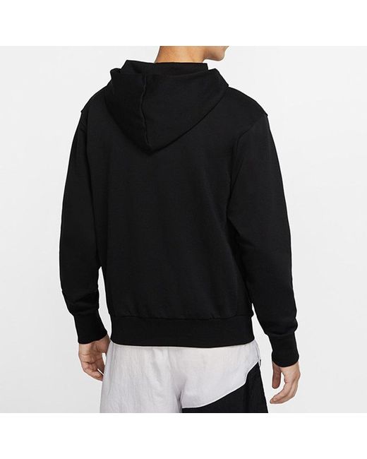 Nike Black As Nk Df Std Issue Fz Hoodie for men