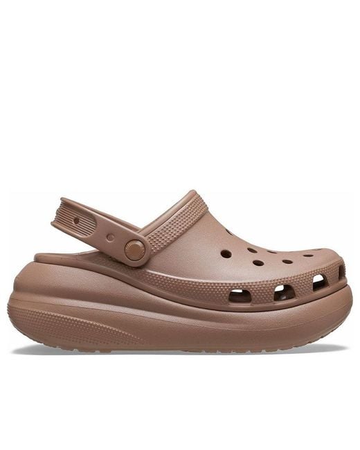 CROCSTM Brown Classic Crush Clogs