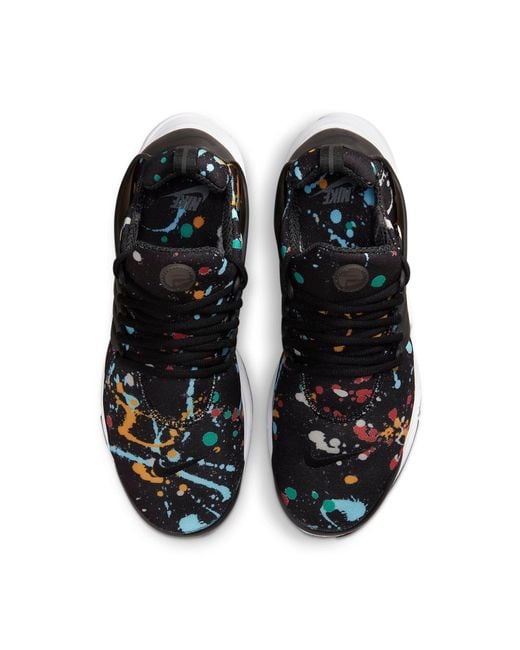 Nike Black Air Presto 'Paint Splatter' for men