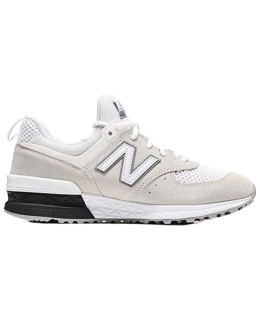New Balance White 574 Sport Arctic Fox' for men