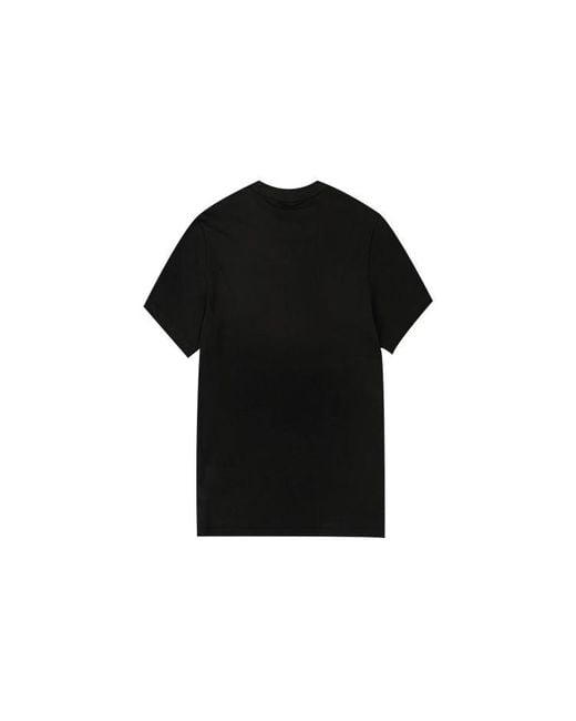 Adidas Black Classical Logo Printed Tee for men