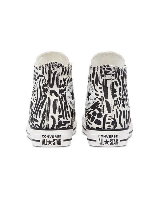 Converse Black (Wmns) Chuck Taylor All Star High 'Jungle Art'