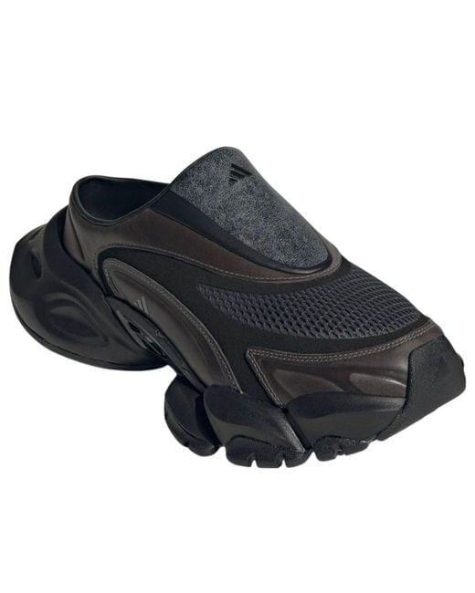 Adidas Black Xlg Runner Mule 'Core' for men