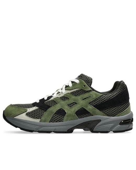 Asics Green Low-Top Trainers for men