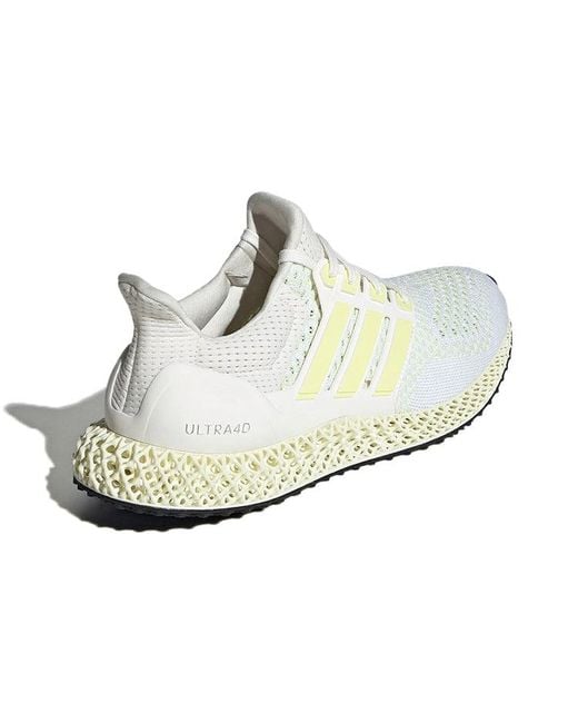 Adidas White Ultra 4D 'Lemon Twist' for men