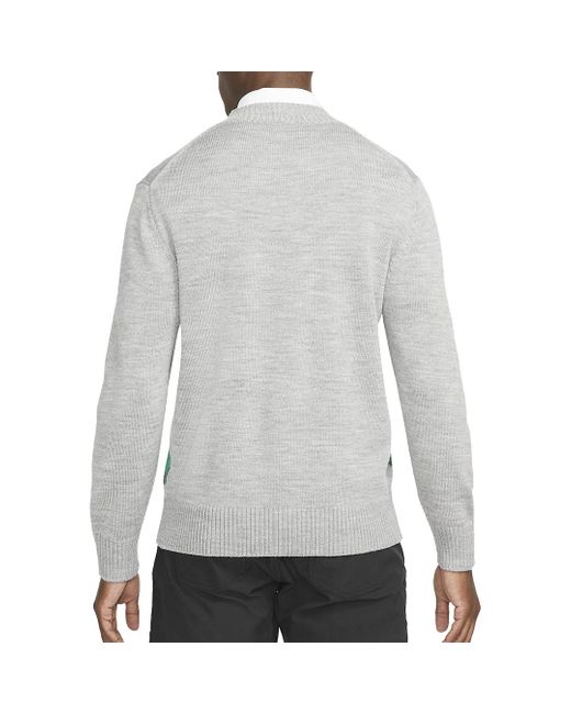 Nike Green Tiger Woods Knit Golf Crew Sweater for men