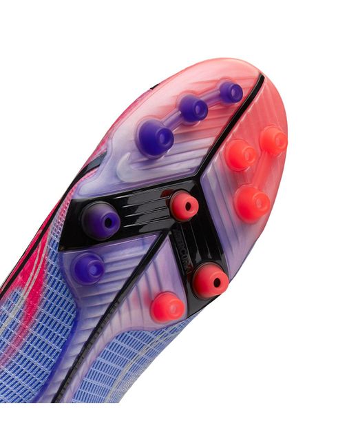 Nike Blue Mercurial Superfly 8 Elite Km Ag Artificial Grass 'Light Thistle Dazzling Bright Deep' for men