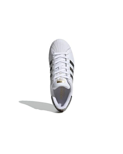Adidas White (Wmns) Superstar Snakeskin 'Cloud'