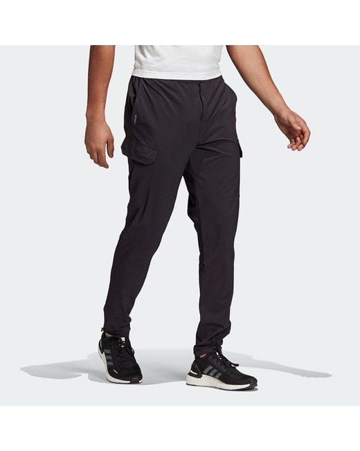 Adidas Blue Tc Cargo Pant Sports Woven Long Pants for men