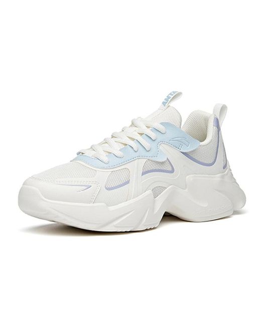 Anta White (Wmns) Running Series Sneakers