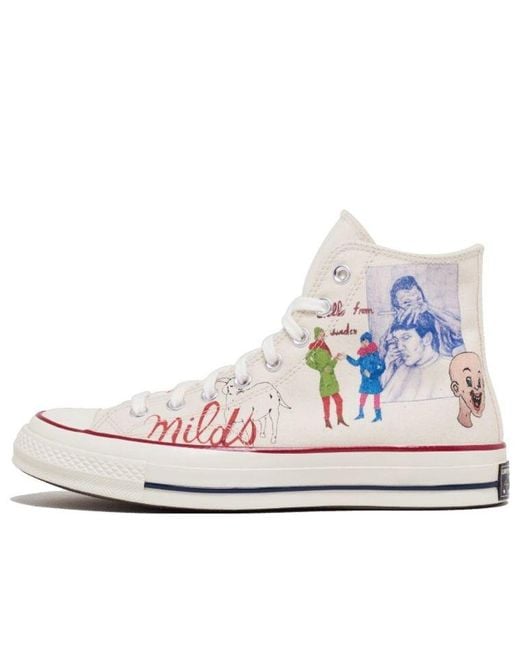 Converse Blue Spencer Mcmullen X Chuck Taylor All Star 70 High 'People Print' for men